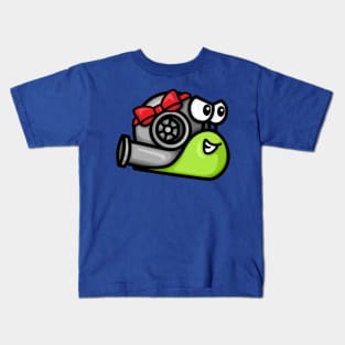 Turbo Snail - Gift Wrapped (Green) Kids T-Shirt